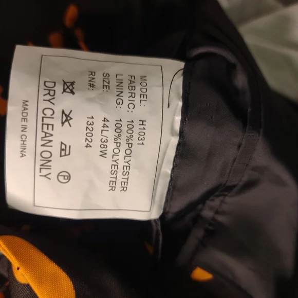 Men's 2pc Jack O Lantern Suit - Picture 6 of 6